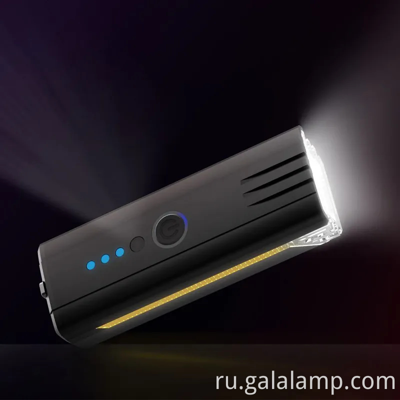 Конечный водонепроницаемый велосипедный рог и яркий светодиодный световой комбо